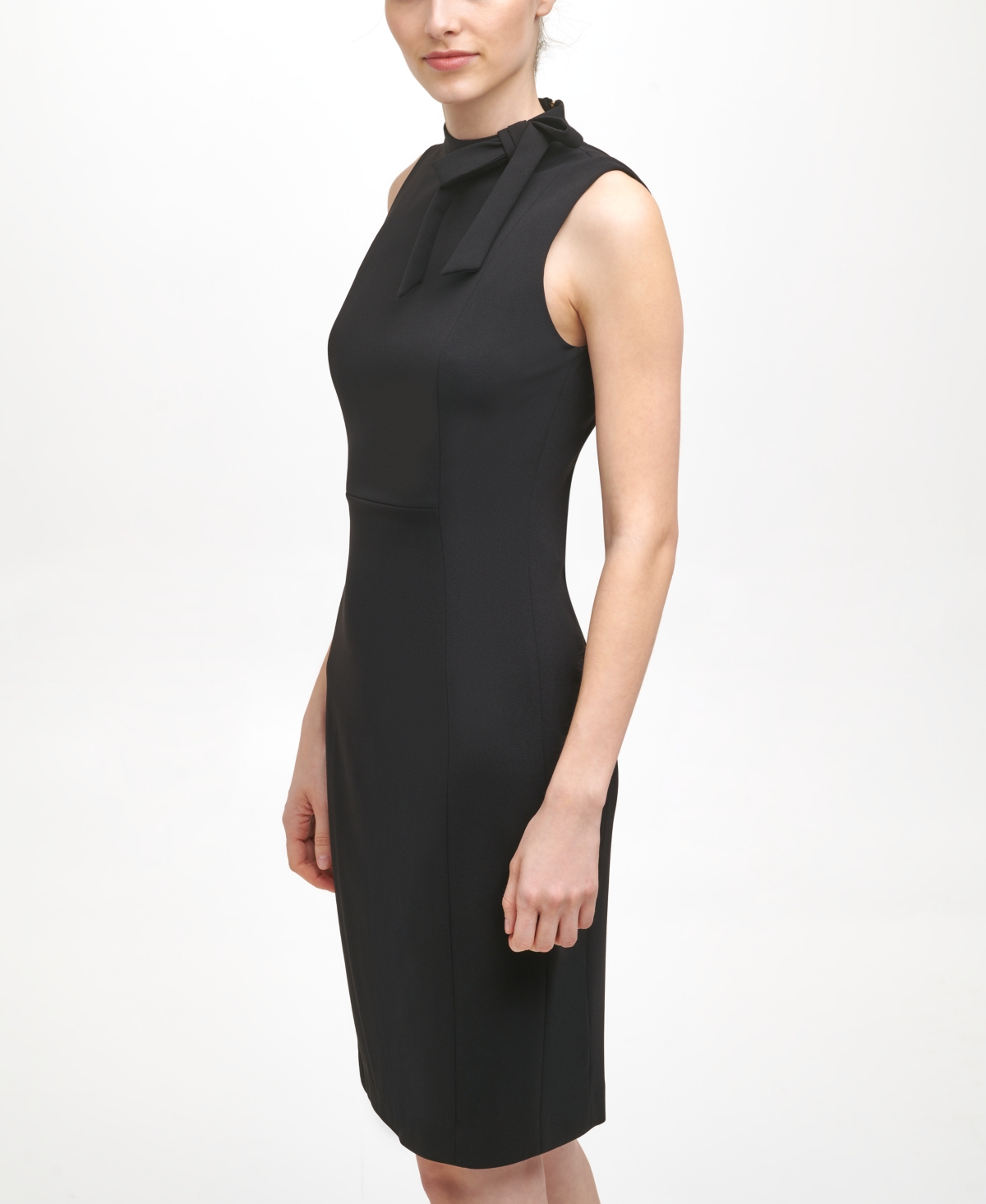 Calvin Klein Women's Mock Neck Short Dress