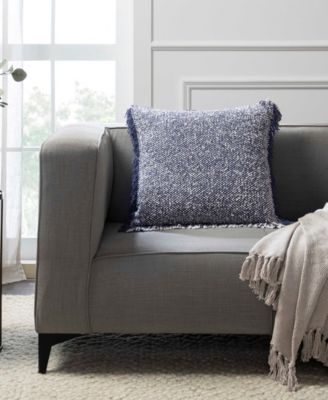 Heathered Fringe Decorative Pillow, 20" x 20"