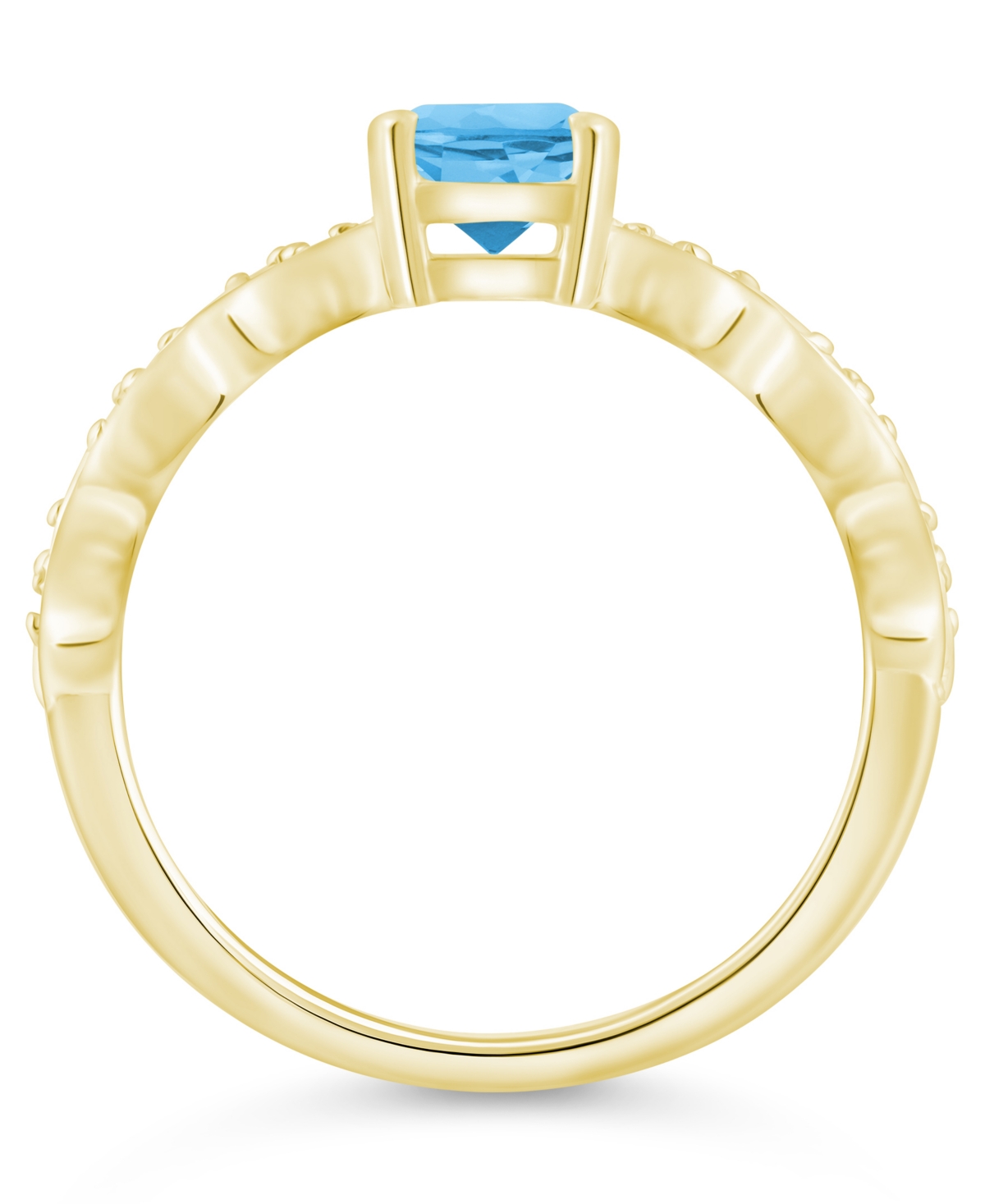 Macy's Amethyst (1-1/5 ct. t.w.) and White Diamond (1/20 Ring 10k Gold