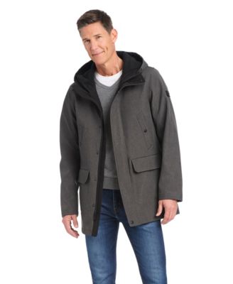 Men's Hooded Softshell Anorak Jacket