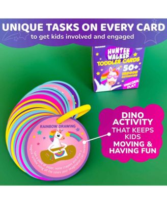 Scavenger Hunt Game for Toddlers 3-5 – 50 Toddler Activities Indoor Cards Game Set