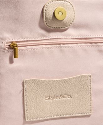 Applique Floral Dip Crossbody Bag, Macy's Exclusive