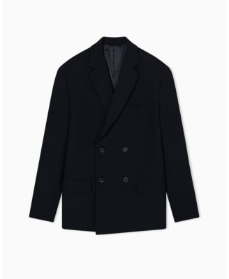 Men's Night Lab Wool Double Breasted Blazer
