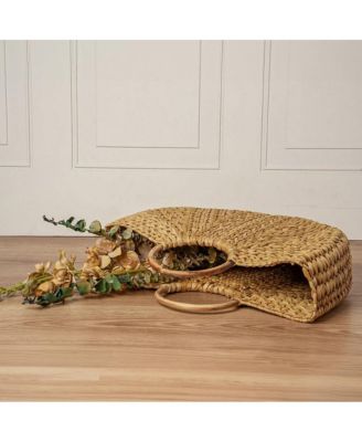 Circle Handle Palm Tote