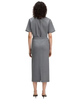 Women's M&eacute;lange Virgin Wool Pencil Skirts