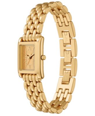 Women's Essex Three-Hand Gold-Tone Stainless Steel Watch, 20mm