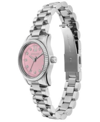Women's Lexington Three-Hand Stainless Steel Watch, 26mm