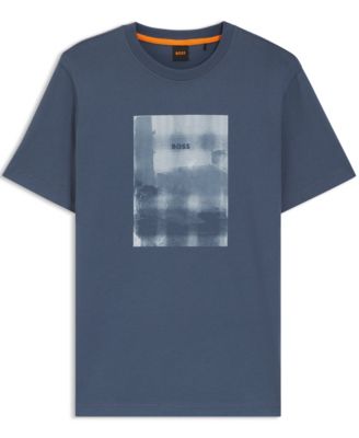 Men's Printed Artwork Cotton-Jersey T-Shirt