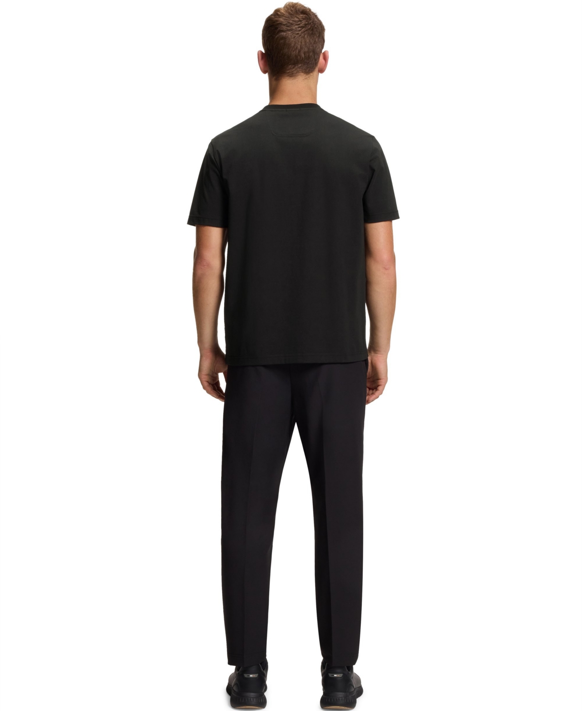 Boss by Hugo Boss Men's Stretch Cotton Tonal Logo Relaxed-Fit T-Shirt