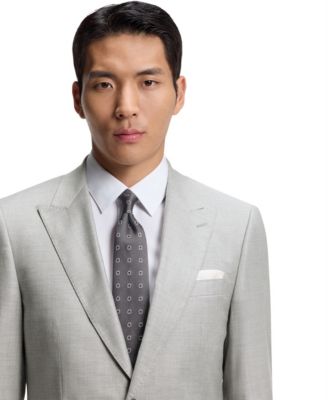 Men's Two-Piece Wool Blend Slim-Fit Suit