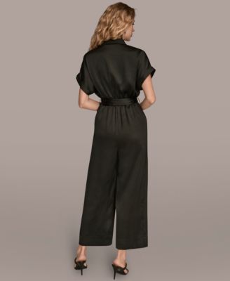 Women's Satin Wide Leg Jumpsuit