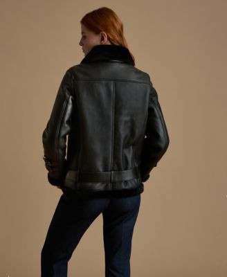 Women's Shearling Aviator Jacket