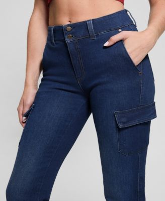 Women's Cargo Mini Bootcut Jeans