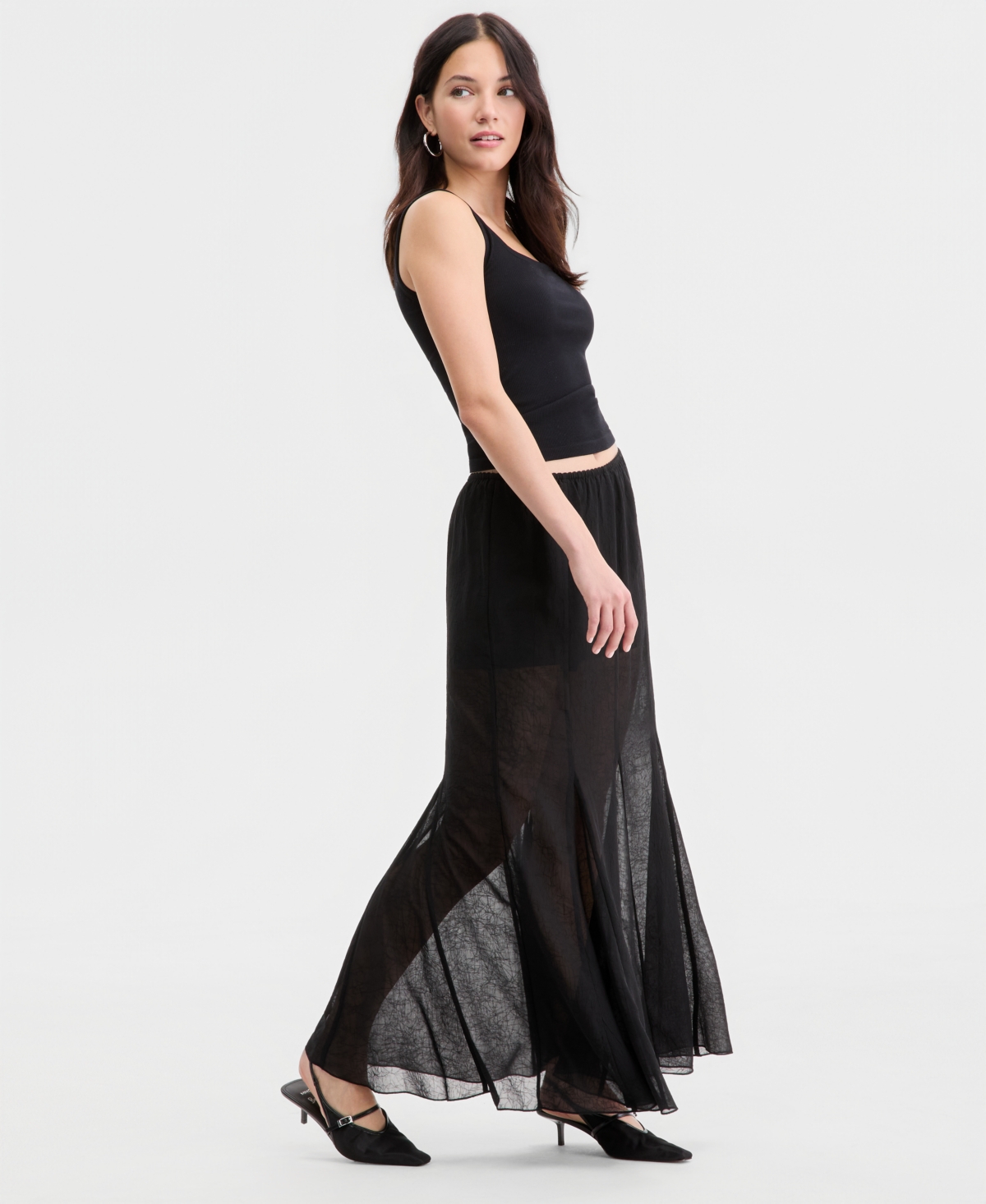 Bar Iii Women's Godet Maxi Skirt, Macy's Exclusive