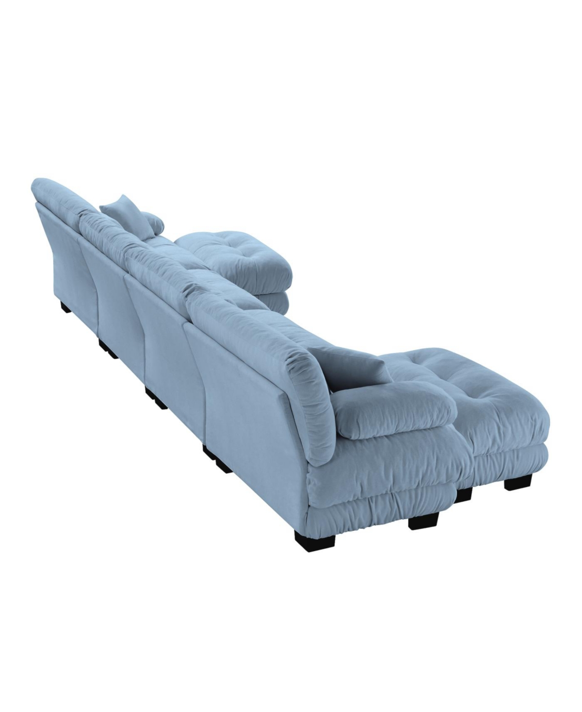 Streamdale Furniture Streamdale Free Combination Modular Sectional Sofa, U Shaped Couch, 4-Seater Cloud Couch