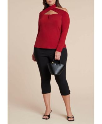 Women's Cross Front Cut Out Top