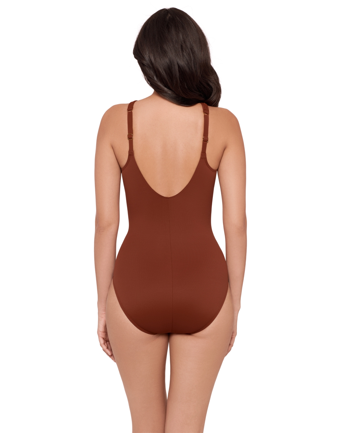 Miraclesuit Rock Solid Aphrodite One-piece Swimsuit In Brown