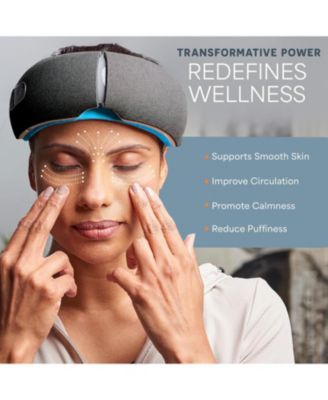 Eye Massager with Heat & Vibration - FSA/HSA Eligible, 4 Modes, Rechargeable, Bluetooth