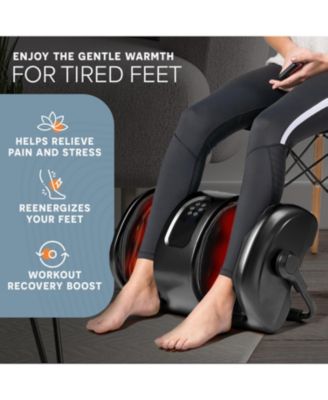 Shiatsu Foot Massager with Heat – Electric Foot Massager for Neuropathy, Deep Kneading Foot & Calf Therapy Machine