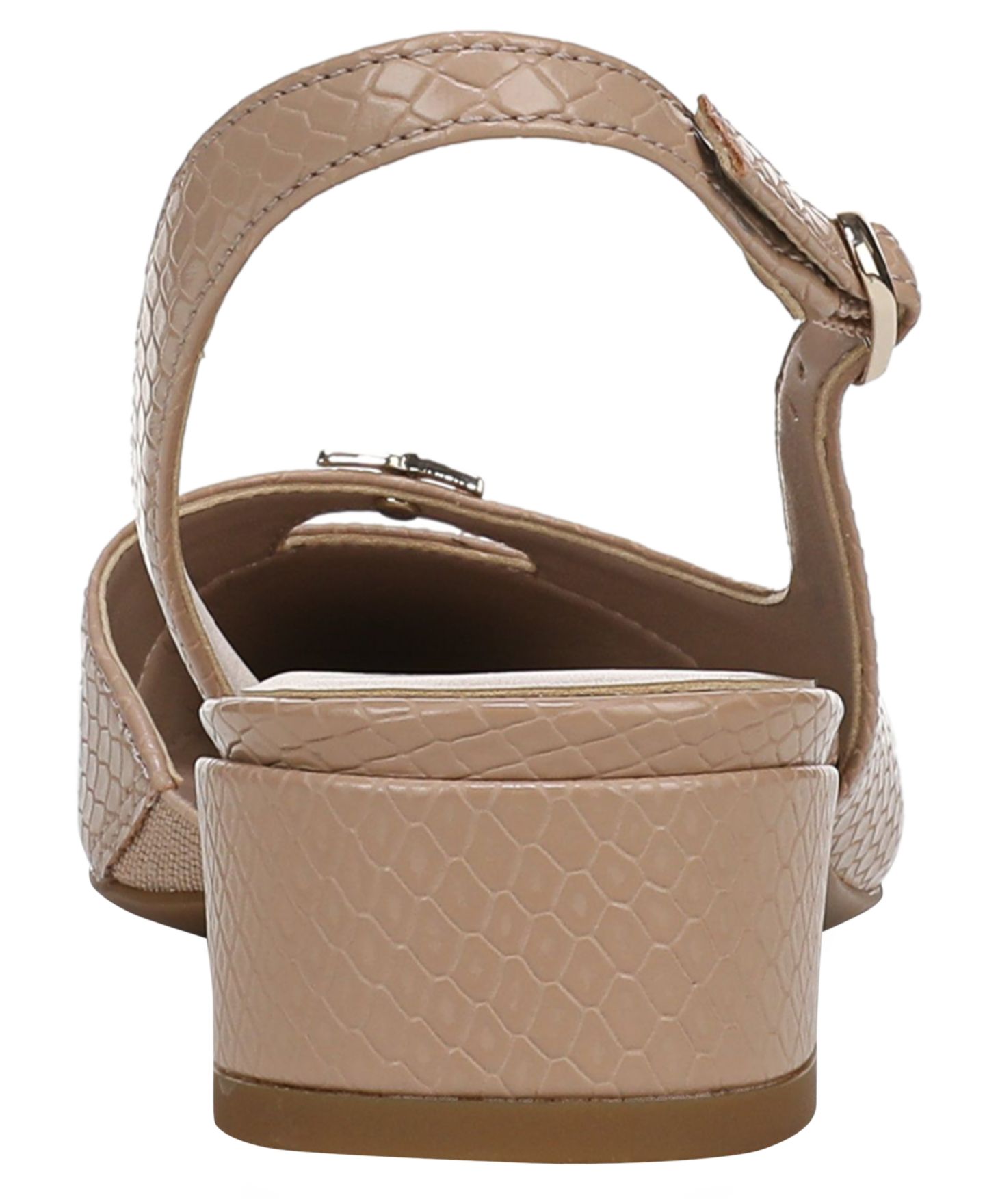 Женские туфли Naturalizer Sabrina Strappy Pumps, цвет: Бежевый змеиный с принтом искусственная кожа — фото 3
