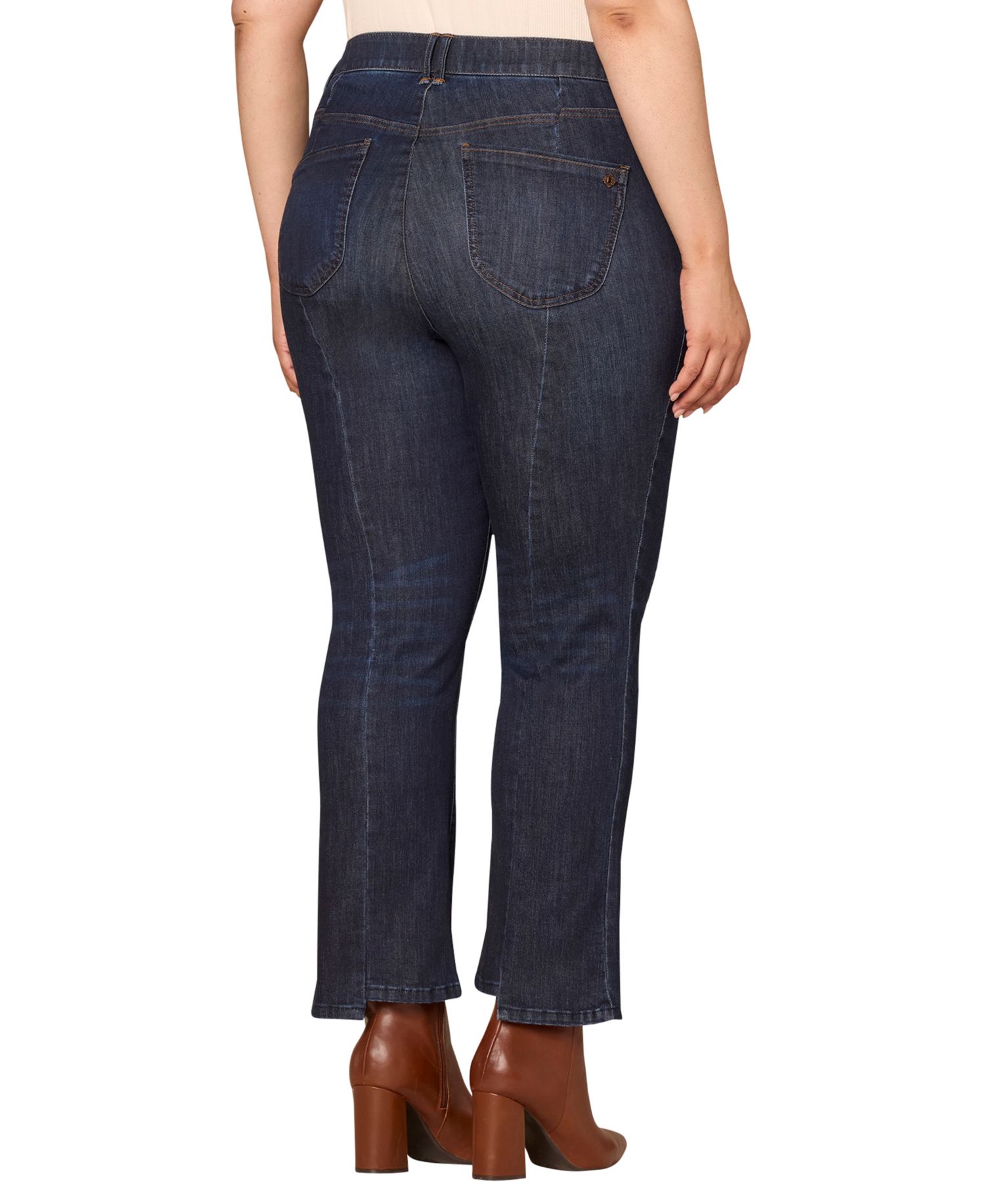 Plus Size Sky Rise Boot Jeans