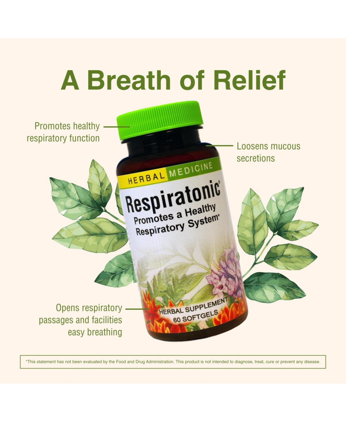 Trace Minerals Respiratonic 60 count Softgel