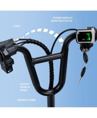 8-Inch Kids Electric Scooter with 11 MPH, 12-Mile Range & 3 Speed Modes, Parent-Approved