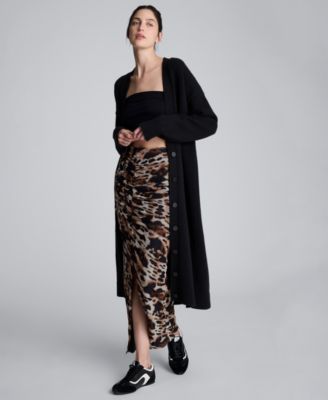 Women's Long-Sleeve Cardigan Sweater