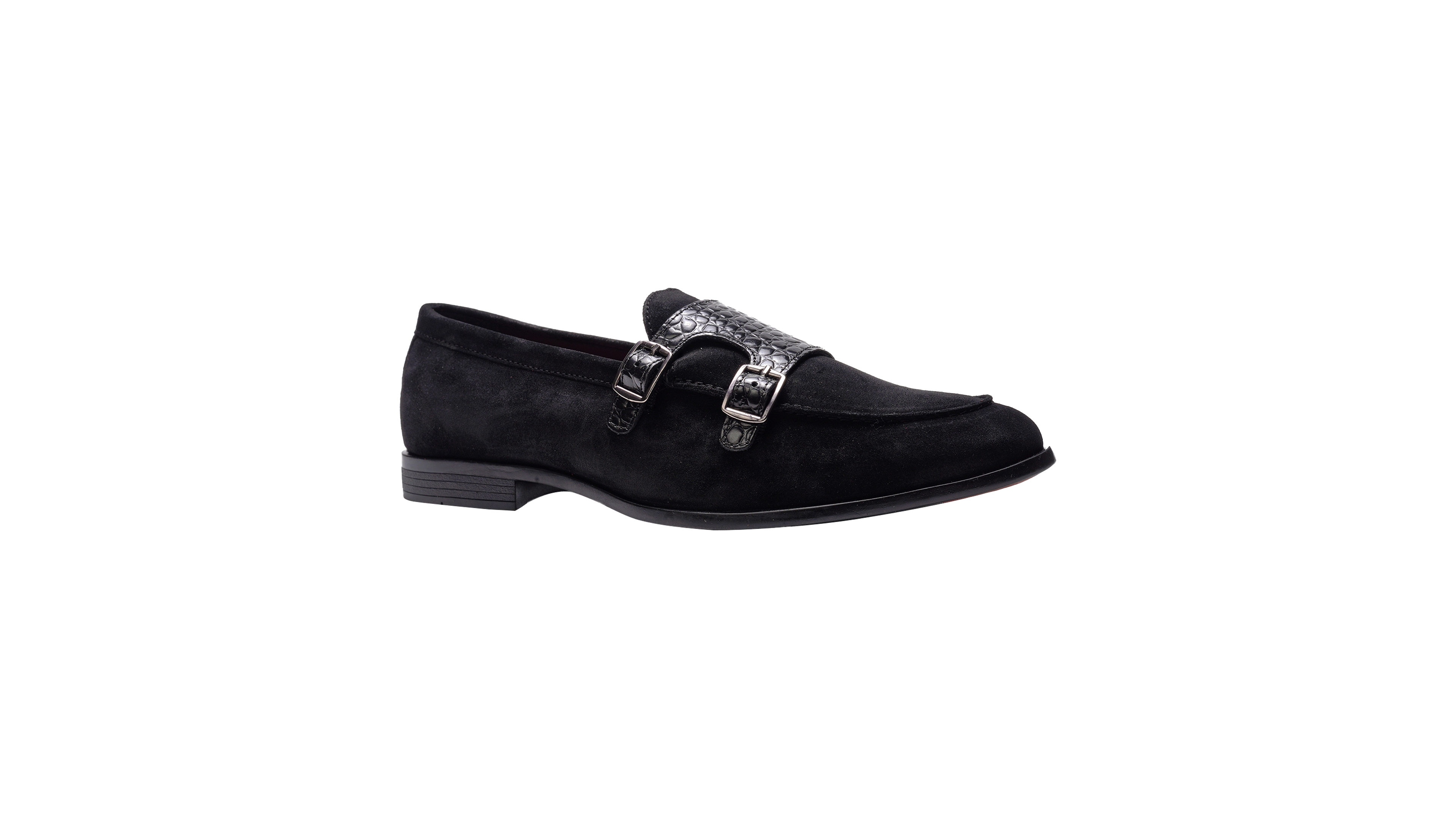 Carlos by Santana Men's Twin Buckle Strap Round-Toe Loafers