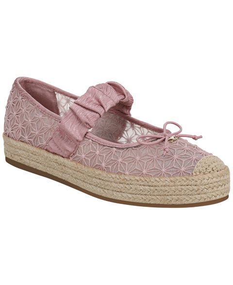 Женские балетки Circus NY by Sam Edelman Lillie Mesh Mary-Jane Espadrille Flats, цвет: Пудровый