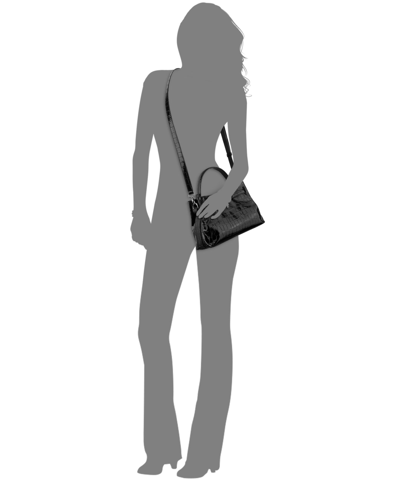 Harlee Mini Zipper Satchel Bag