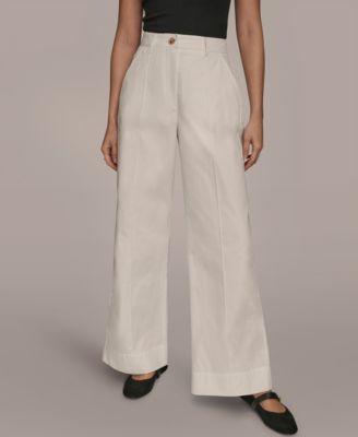 Donna Karan Weekend - Women's High-Rise Pintuck Trousers
