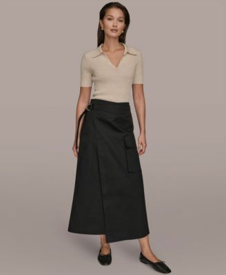 Women's Asymmetrical Wrap Skirt