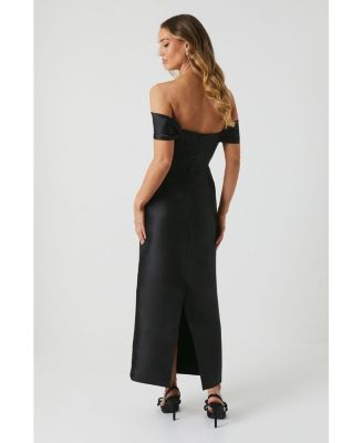 Women's Honoured Twill Bardot Maxi Dress