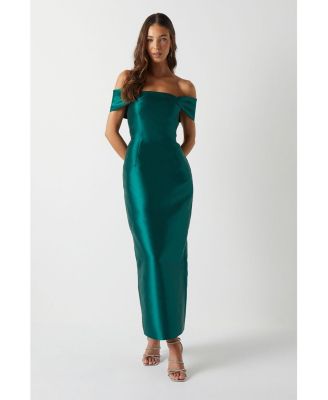 Women's Honoured Twill Bardot Maxi Dress