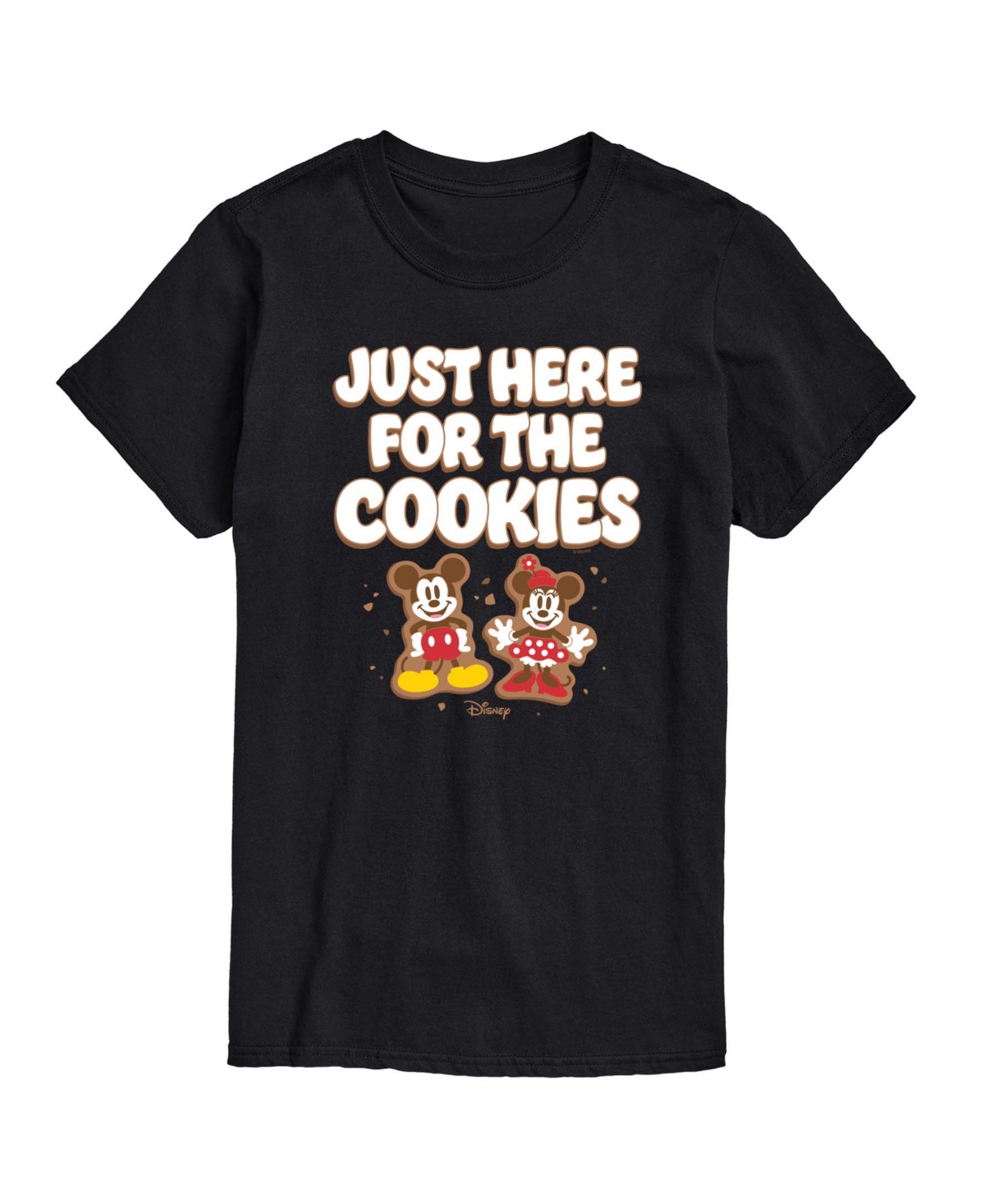 Airwaves Men's Disney Just Here For The Cookies Short-Sleeve Graphic T-Shirt