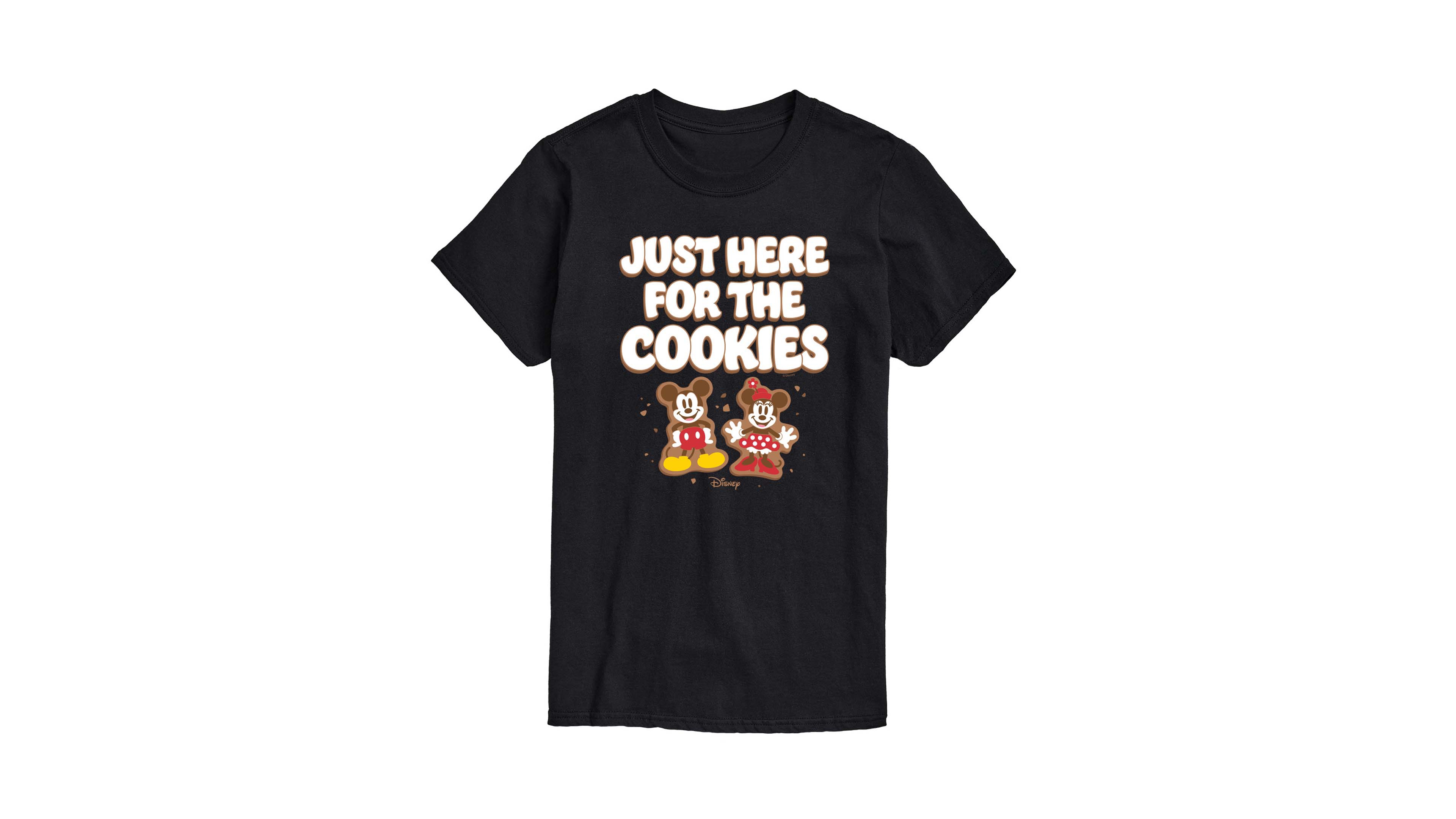 Airwaves Men's Disney Just Here For The Cookies Short-Sleeve Graphic T-Shirt