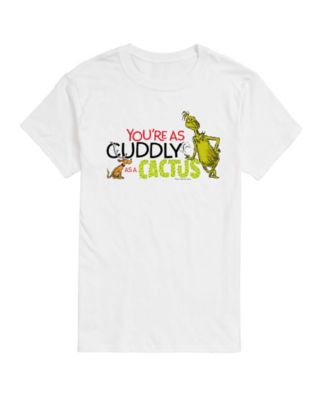 AIRWAVES - Men's The Grinch Cuddly As A Cactus Graphic Short-Sleeve T-Shirt