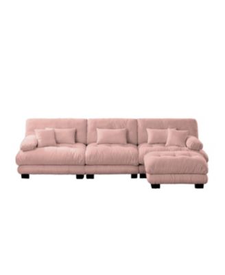  Luxury Modular Sectional Sofa Couch, Oversized L Shaped Cloud Couch