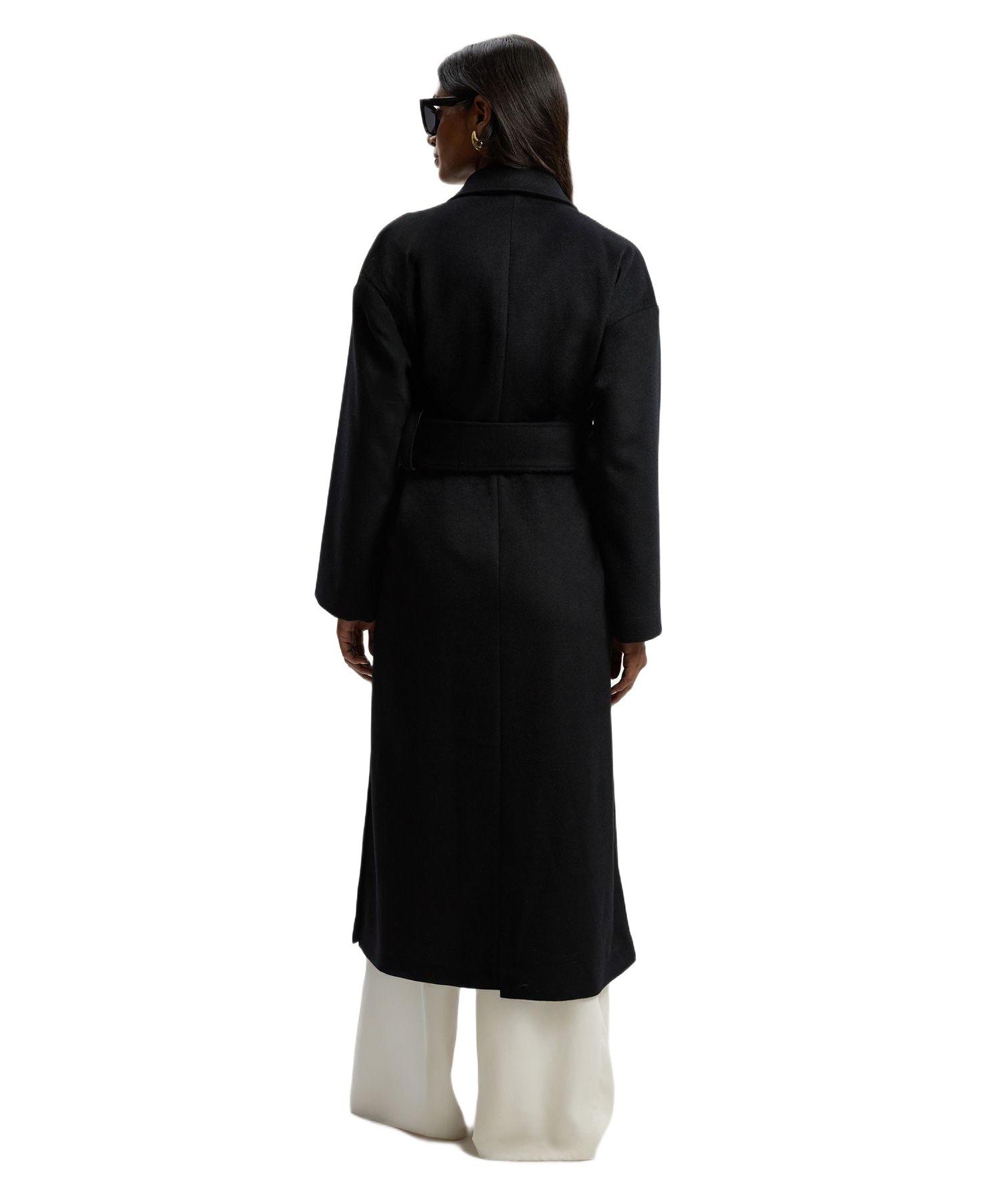 Women's Wrap Tailored Maxi Coat