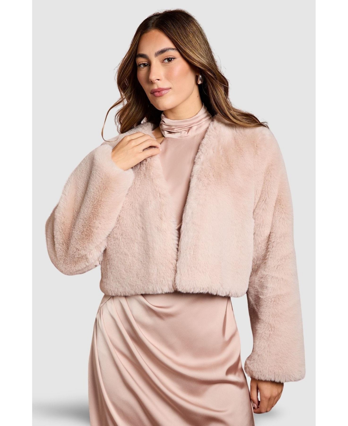 Coast Women's Edge To Faux Fur Coat