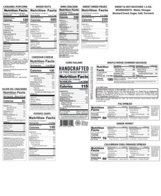 Country Basket with Gourmet Gift Pack, 14 Piece