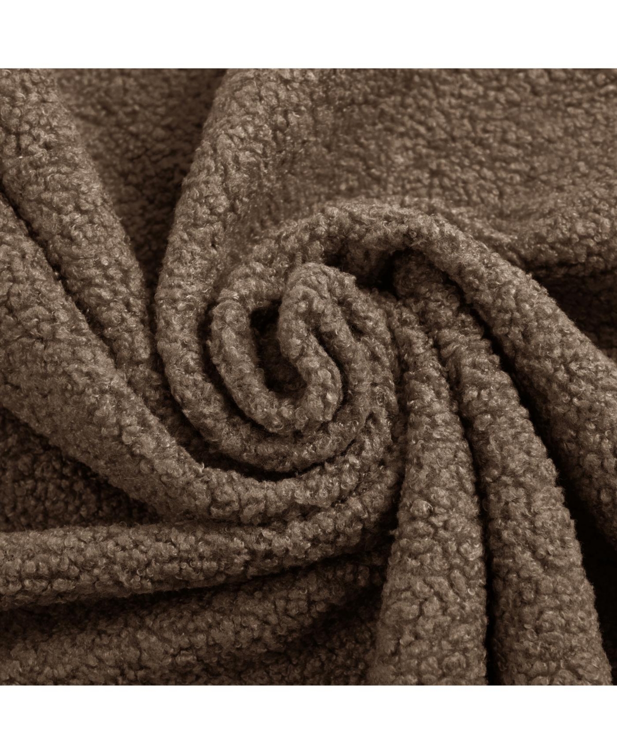 Streamdale Furniture Human Dog Bed, Lazy Sofa Couch, 78.7" Foldable Sofa Bed, 3-in-1 Teddy Fabric Foam Sleeper Sofa Bed, Brown