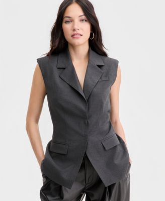 Women's Sleeveless Structured Vest