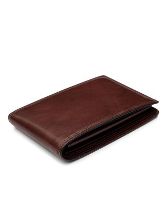 Men's Dolce Credit Wallet with I.D. Passcase, Dark Brown