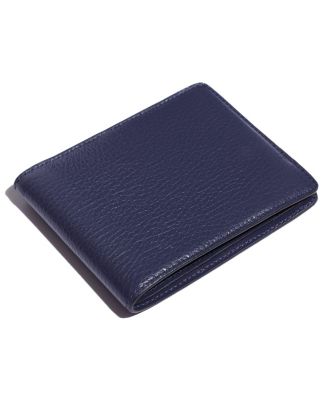 Men's Monfrini Slim 8 Slot Pocket Wallet - RFID, Dark Blue