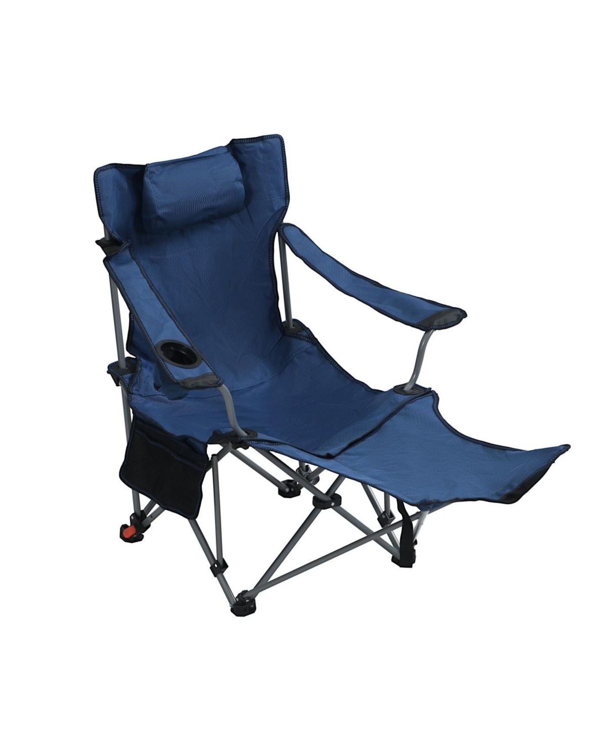 Streamdale Furniture Streamdale Outdoor Camping Chairs Folding Portable Adjustable Reclining Chair Dark Blue