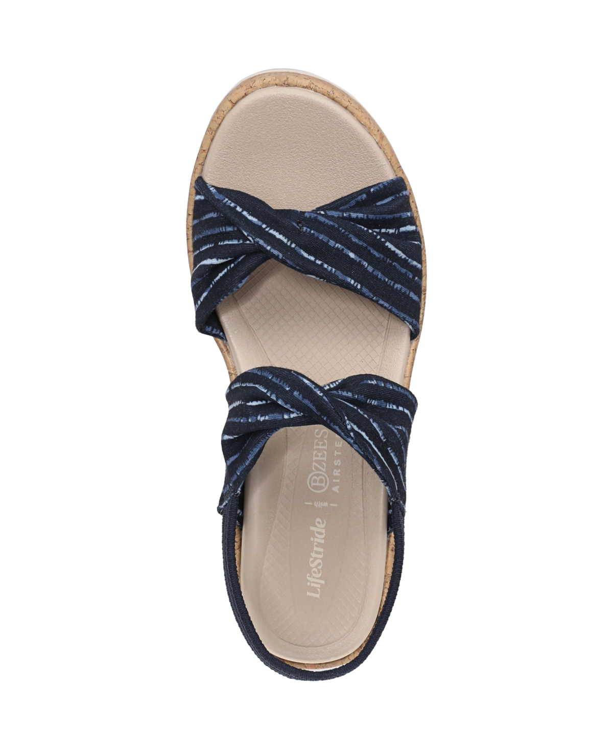 LifeStride Women's Riley Washable Slingback Wedge Sandals
