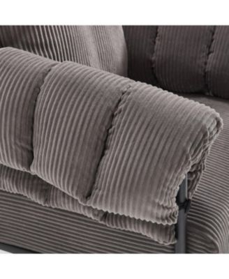 Streamdale Modern decorative chair with gold legs for living room, dressing area, office.