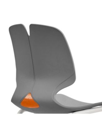 Streamdale Modern Grey Ergonomic Office Chair Set, 4-Piece